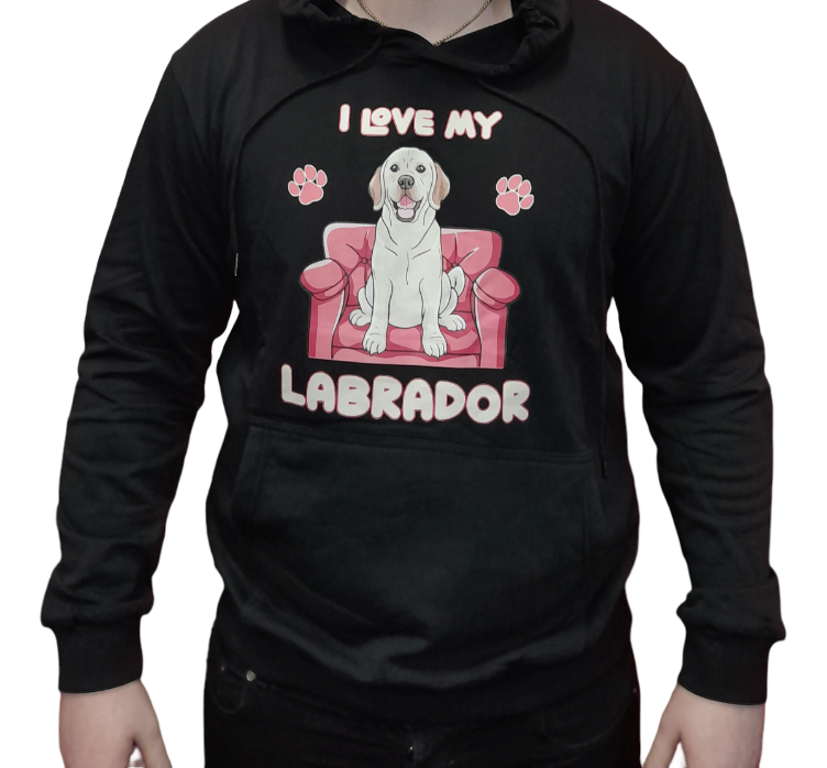 I Love My Labrador Hoodie
