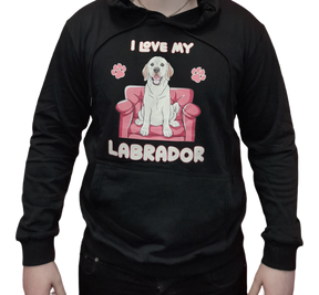 I Love My Labrador Hoodie